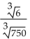 Simplify. -  A)    B)    C)  5 D)   