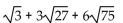 Simplify. -  A)    B)    C)    D)   