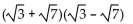 Simplify. -  A)  10 B)  -4 C)    D)   