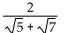 Simplify by rationalizing the denominator. -  A)    B)    C)    D)   