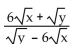 Simplify by rationalizing the denominator. -  A)    B)    C)    D)   
