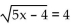 Solve and check your solution(s) . If the equation has no real solution, so state. -  A)  16 B)    C)  4 D)   