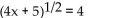Solve and check your solution(s) . If the equation has no real solution, so state. -(   A)    B)  4 C)  20 D)   