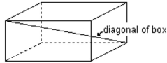 Solve the problem. -A formula for the length of a diagonal from the upper corner of a box to the opposite lower corner is   where L, W, and H are the length, width, and height, respectively. Find the length of the diagonal of the box if the length is 23 inches, width is 13 inches, and height is 9 inches. Leave your answer in Simplified radical form.   A)    B)    C)    D)   