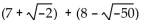 Add or subtract. -  A)    B)    C)    D)   
