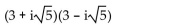 Multiply. Write the result in the form a + bi. -  A)  9 + 5i B)  34 C)  4 D)  14