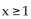 <strong>Solve the inequality.  </strong> A)   B) x < 1 C)   D) x ≤2 <div style=padding-top: 35px> 