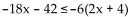 Solve the inequality. -  A)  x < -3 B)    C)  x > -3 D)   