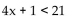 Solve the inequality and give the solution in interval notation. -  A)    B)    C)    D)   