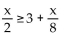 Solve the inequality and give the solution in interval notation. -  A)    B)    C)    D)   