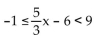 Solve the inequality and give the solution in interval notation. -  A)  [3, 4)  B)  (3, 9] C)  (3, 4] D)  [3, 9) 