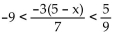 Solve the inequality and give the solution set. -   A)    B)    C)    D)  