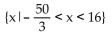 Solve the inequality and give the solution set. -   A)    B)    C)    D)  