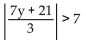 Find the solution set for the inequality. -  A)  {y|y < 0 or y > 6} B)  {y|-6 < y < 6} C)  {y|y < -6 or y > 0} D)  {y|-6 < y < 0}