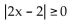 Find the solution set for the inequality. -  A)    B)    C)    D)   