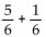 Add or subtract. Simplify the answer. -  A)    B)  1 C)    D)   