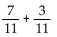 Add or subtract. Simplify the answer. -  A)    B)    C)    D)   