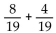 Add or subtract. Simplify the answer. -  A)    B)    C)    D)   