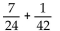 Add or subtract. Simplify the answer. -  A)    B)    C)    D)   