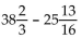 Add or subtract. Simplify the answer. -  A)    B)  12 C)    D)   