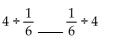 Insert either <, >, or = to make a true statement. -  A)  < B)  = C)  >