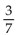 Write the opposite of the number. -  A)  0 B)    C)    D)   