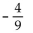 Write the opposite of the number. -  A)    B)    C)    D)   