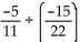 Find the quotient. -  A)    B)    C)    D)   