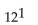 Evaluate. -  A)  1 B)  12 C)    D)   