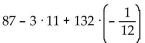 Evaluate. -  A)  -19 B)  913 C)  43 D)  -1001