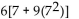Evaluate. -  A)  29,400 B)  2688 C)  176,400 D)  23,856