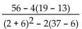 Evaluate. -  A)  -18 B)  -13 C)  -32 D)  16
