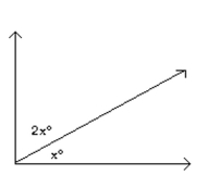 The angles are complementary angles. Find the measure of each angle. -  A)  30° and 60° B)  17° and 34° C)  15° and 30° D)  60° and 120°