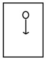 Which figure best represents the concept of pressure? (A sphere represents a gaseous atom.)  A)    B)    C)    D)    E)   