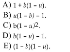 In the endogenous growth model presented in the text, suppose that represents the fraction of time spent working (as opposed to accumulating human capital)and b represents the efficiency of Human capital accumulation. The growth rate of consumption equals