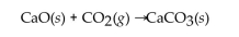 In this reaction, when the equation is correctly balanced, what is the correct coefficient for calcium oxide?   A) 1 B) 2 C) 3 D) 4 E) 5