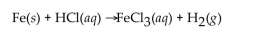 In the following reaction, when the equation is correctly balanced, what is the correct coefficient for     A) 1 B) 2 C) 3 D) 4 E) 5