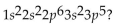 What is the element with the electron configuration   A) Cl B) S C) F D) Ar E) Be
