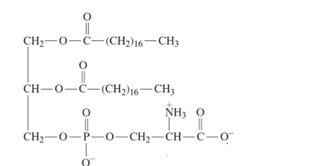 The structure is that of a ________.   A) steroid B) fatty acid C) triacyl glycerol D) glycerophospholipid E) wax