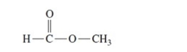 Give the IUPAC name for the following compound.   A) methyl ethanoate B) methyl formyl ether C) methyl methanoate D) ethanoate E) methyl formate