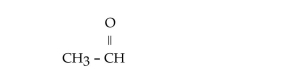 What is the IUPAC name for this compound?   A) methyl aldehyde B) methanal C) ethanal D) 1-ethanaldehyde E) 1-ethanone