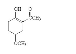 Three functional groups found in this compound are   A) alcohol, aldehyde, and ether. B) alcohol, ether, and ketone. C) aldehyde, ether, and carboxylic acid. D) alcohol, aromatic, and ether. E) cycloalkene, alcohol, and carboxylic acid.