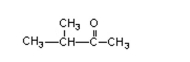 What is the name of this compound?   A) 3-methylbutanone B) 2-methyl-3-butanone C) 2-methylbutanone D) pentanone E) 3-methyl-2-butanone