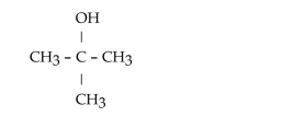 What is the IUPAC name of this compound?   A) 2-propanol B) 2-methyl-2-propanol C) butanol D) propanol E) 2-methylbutanol