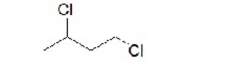 What is the name of this compound?   A) 1,3-dichlorobutane B) 1,1-dichlorobutane C) 1,4-dichlorobutane D) 1,2,-dichlorobutane E) dichlorobutane