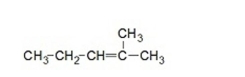 What is the IUPAC name for the following compound?   A) 4-methyl-3-pentene B) hexene C) 2-methyl-3-pentene D) 3-methyl-4-pentene E) 2-methyl-2-pentene