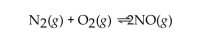 In the reaction of nitrogen gas with oxygen gas to produce nitrogen oxide, what is the effect of adding more oxygen gas to the initial reaction mixture? The reaction is shown below.    A)  The equilibrium is not affected. B)  The equilibrium shifts to produce more   C)  The temperature of the reaction mixture is raised. D)  The equilibrium shifts to produce more NO. E)  Extra catalyst is required to reach equilibrium.