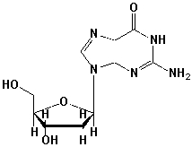 The name of the following nucleoside is _____________________________________.   