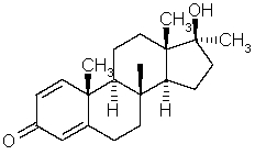 Which is the number of stereocenters in methandrostenolone?   A)  4 B)  6 C)  8 D)  10