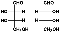 What is the relationship between the following compounds?   A)  anomers B)  diastereomers C)  enantiomers D)  identical structures